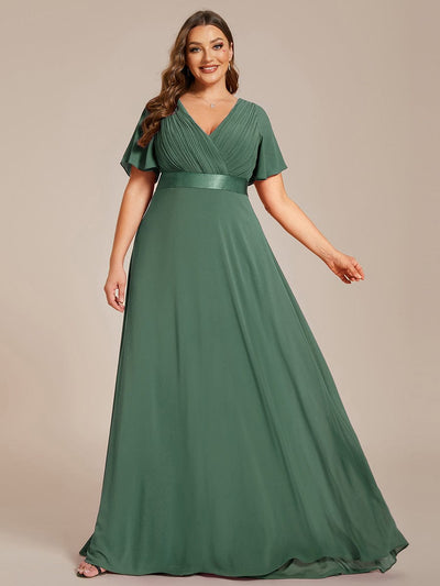 Monique | Elegant Long Bridesmaid Dress with Empire Waist