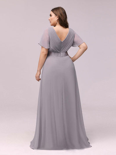 Monique | Elegant Long Bridesmaid Dress with Empire Waist