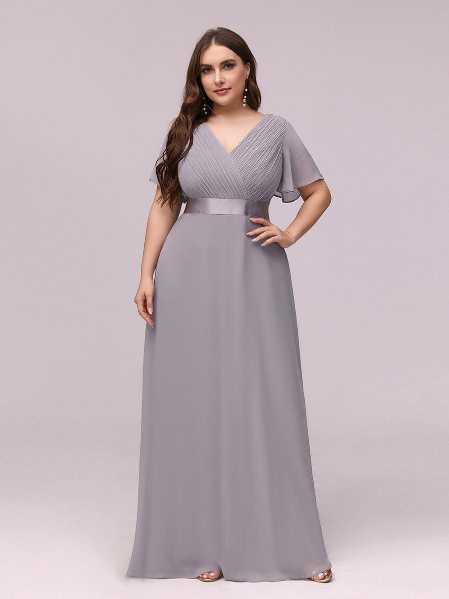 Monique | Elegant Long Bridesmaid Dress with Empire Waist