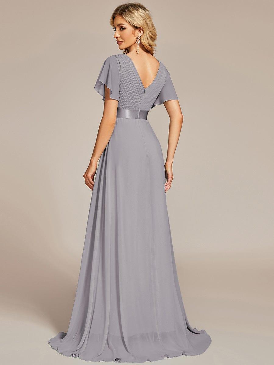 Monique | Elegant Long Bridesmaid Dress with Empire Waist