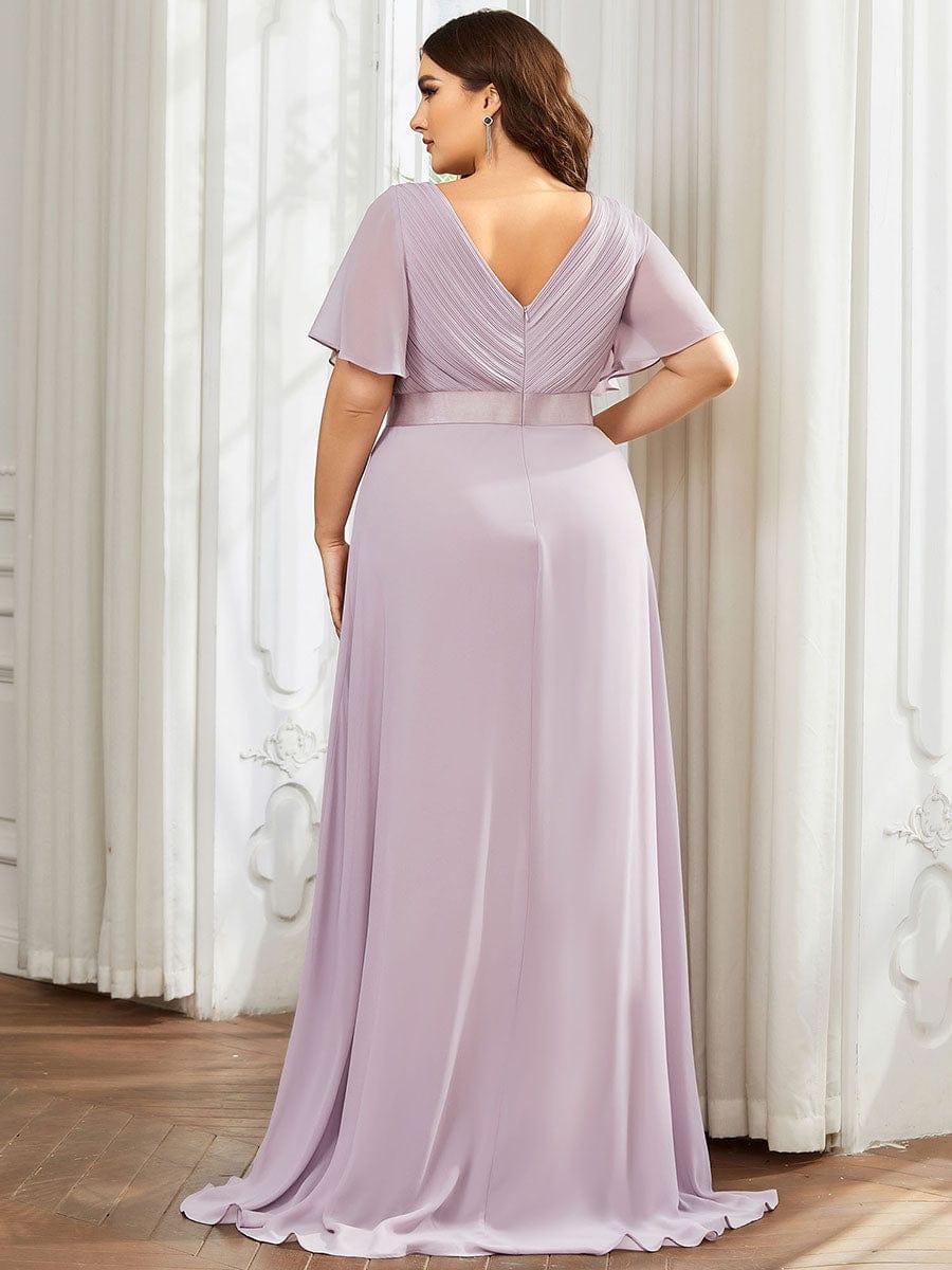 Monique | Elegant Long Bridesmaid Dress with Empire Waist
