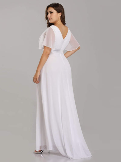 Monique | Elegant Long Bridesmaid Dress with Empire Waist