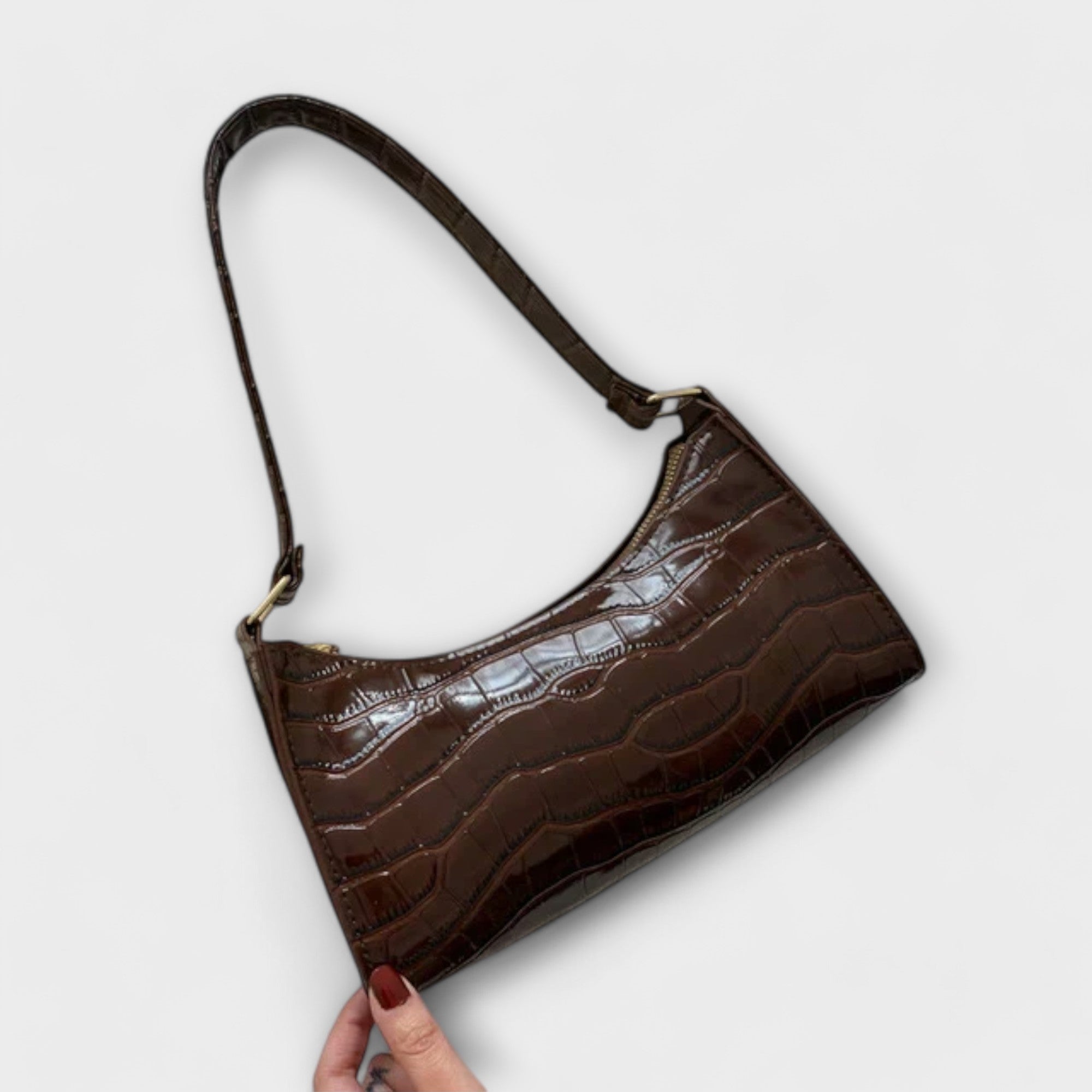 Claire - Shiny Leather Bag