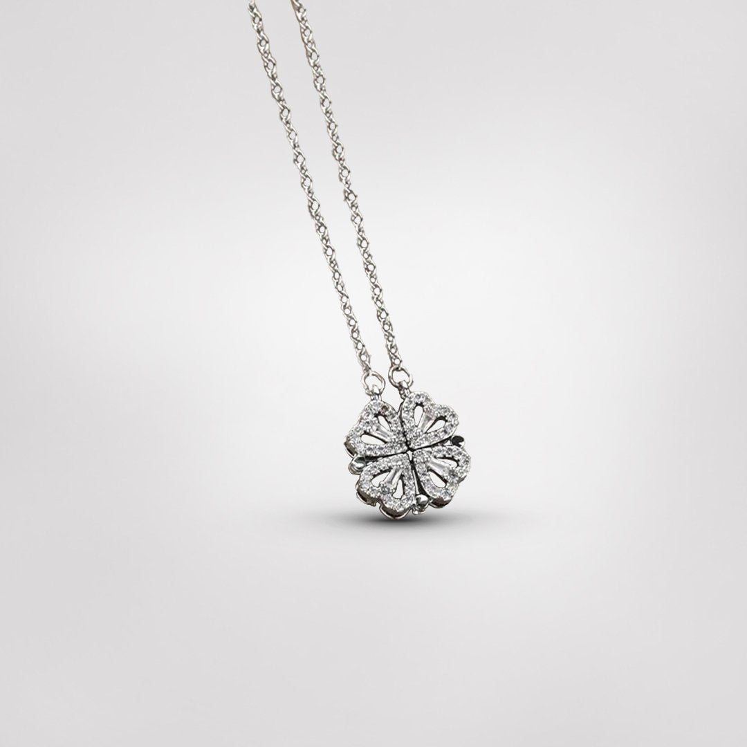 Four-leaf clover necklace