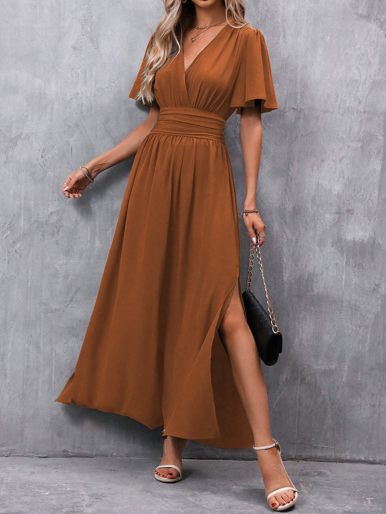 Zeinab | Chic Slit Maxi Gown