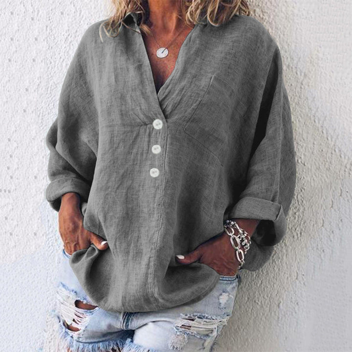 Kirsty Chic Cotton-Linen Sweater