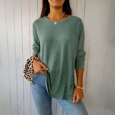 Alice Cozy Button-Up Blouse