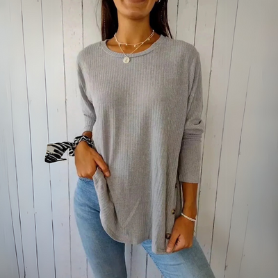 Alice Cozy Button-Up Blouse