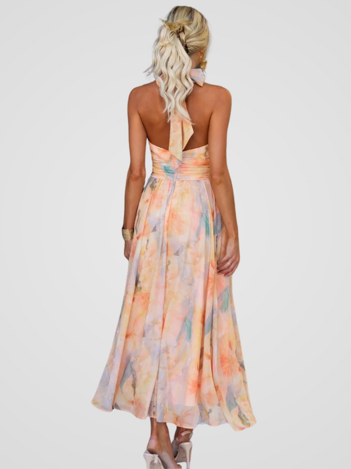 Peppa | Floral Print Midi Dress