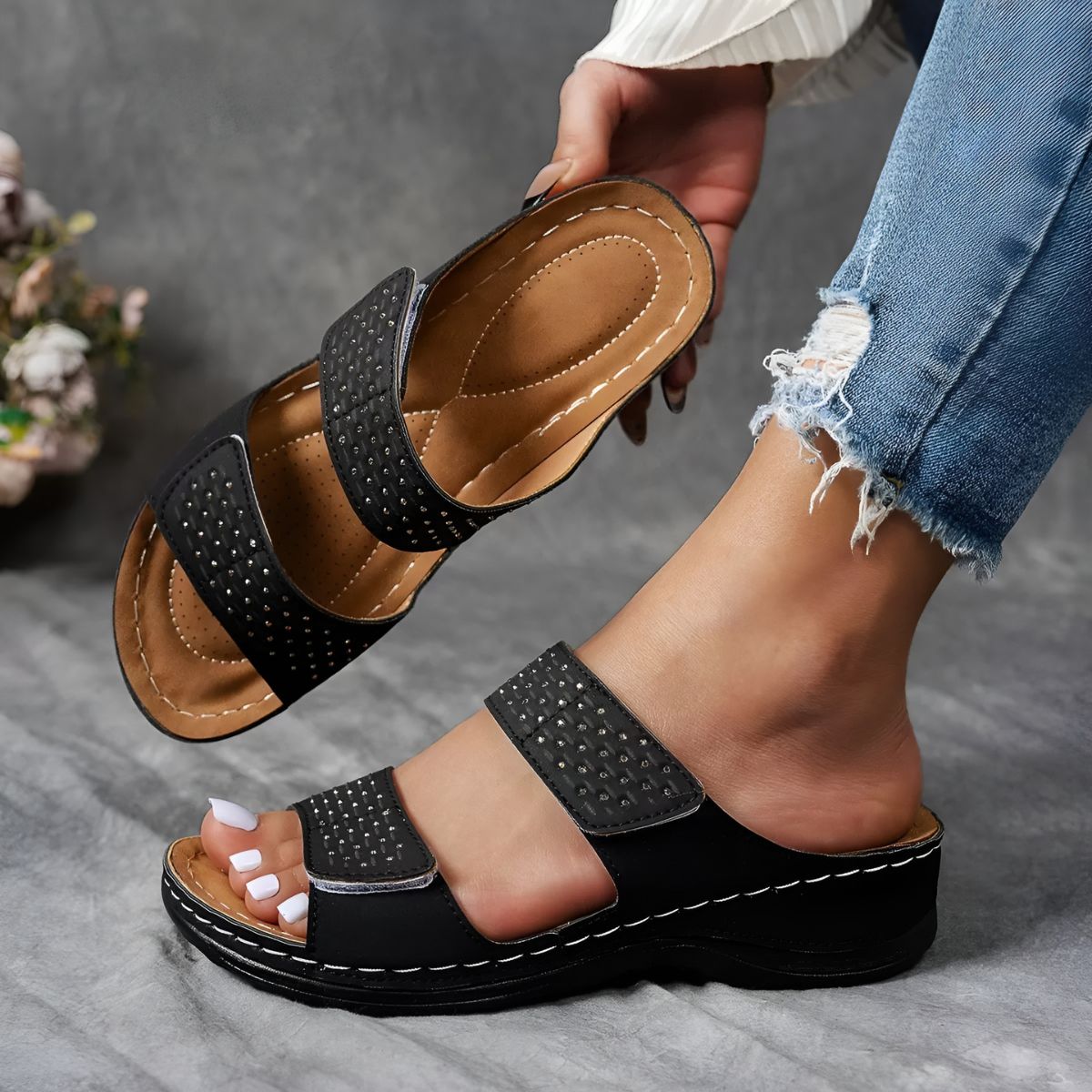 Marlyn™ | Comfortable Support Sandals – Walk in Style, All Day Long