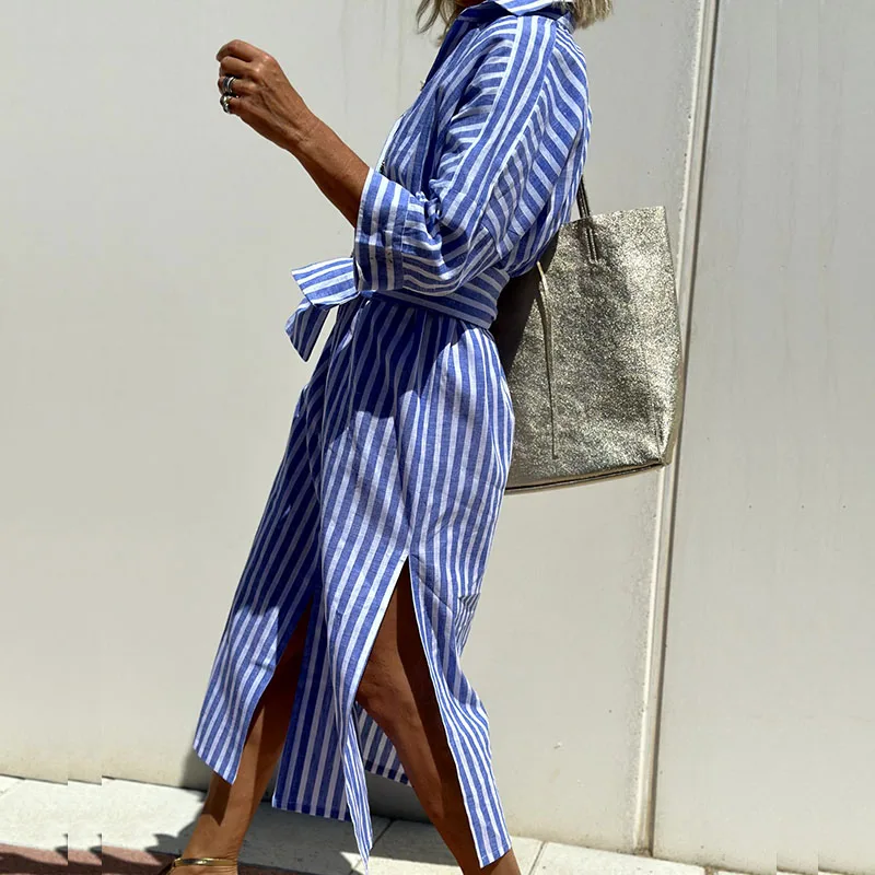 Olene | Striped Dress Shirt for Women