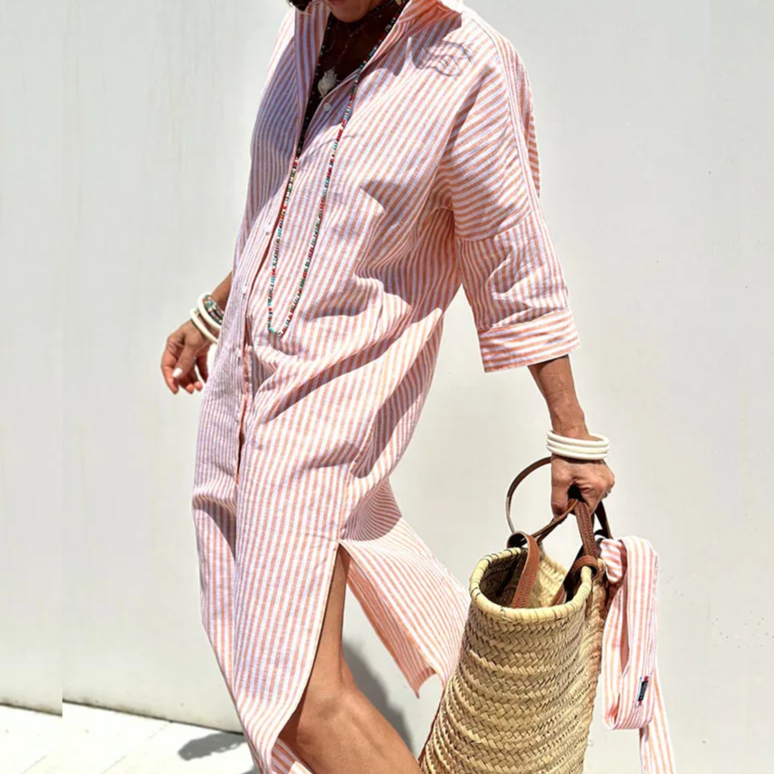 Olene | Striped Dress Shirt for Women