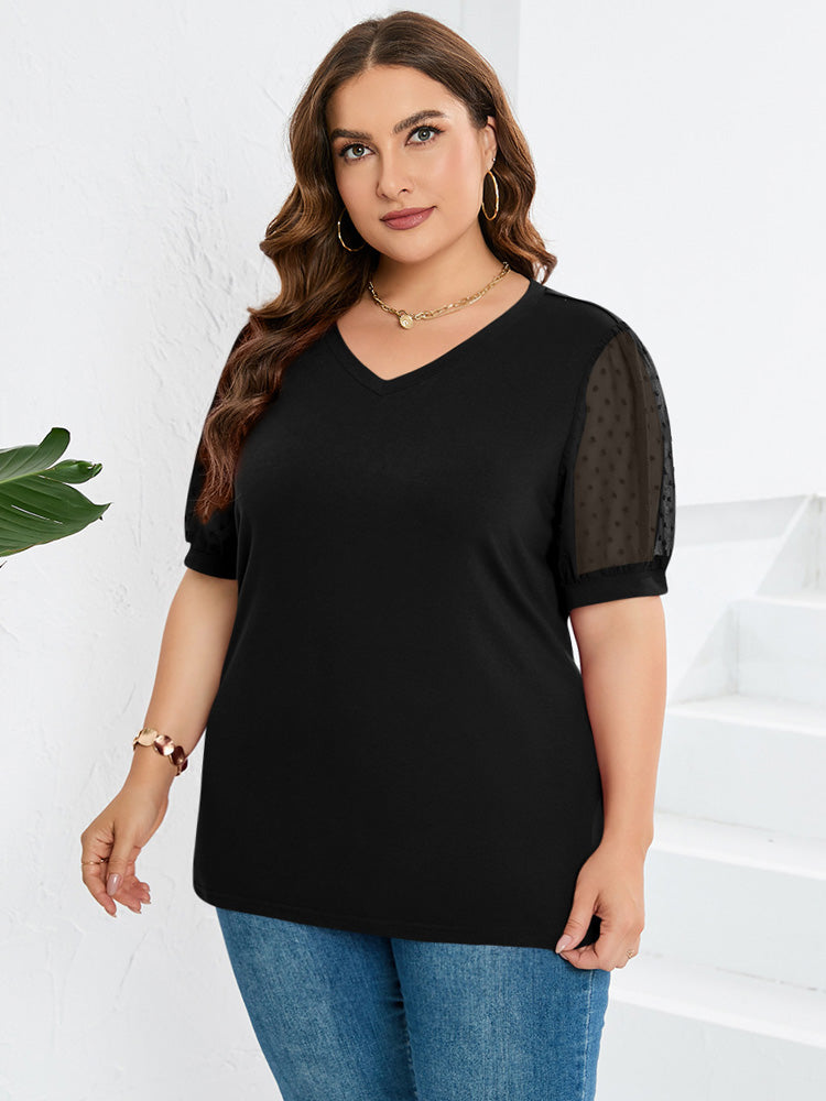 Chic V-Neck Elegant Top