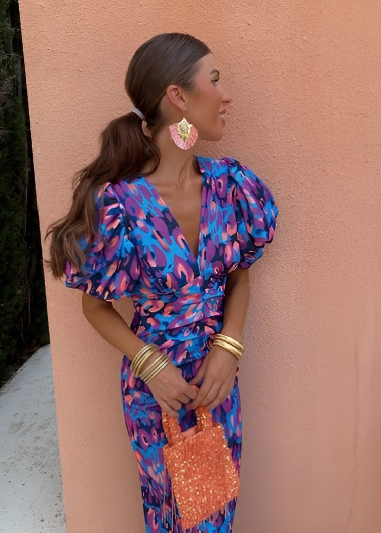 Davina | Chic and Colorful Dress