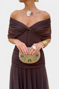 Athene | Classic Off-Shoulder Maxi Dress