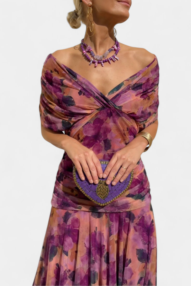 Athene | Classic Off-Shoulder Maxi Dress