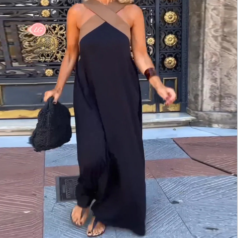 Ludivine | Summer Halter Neck Dress