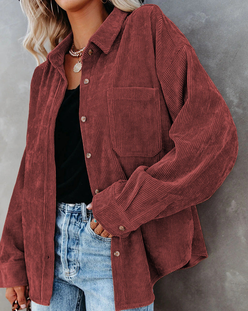 Classic Bella Velvet Shirt in Vintage Style