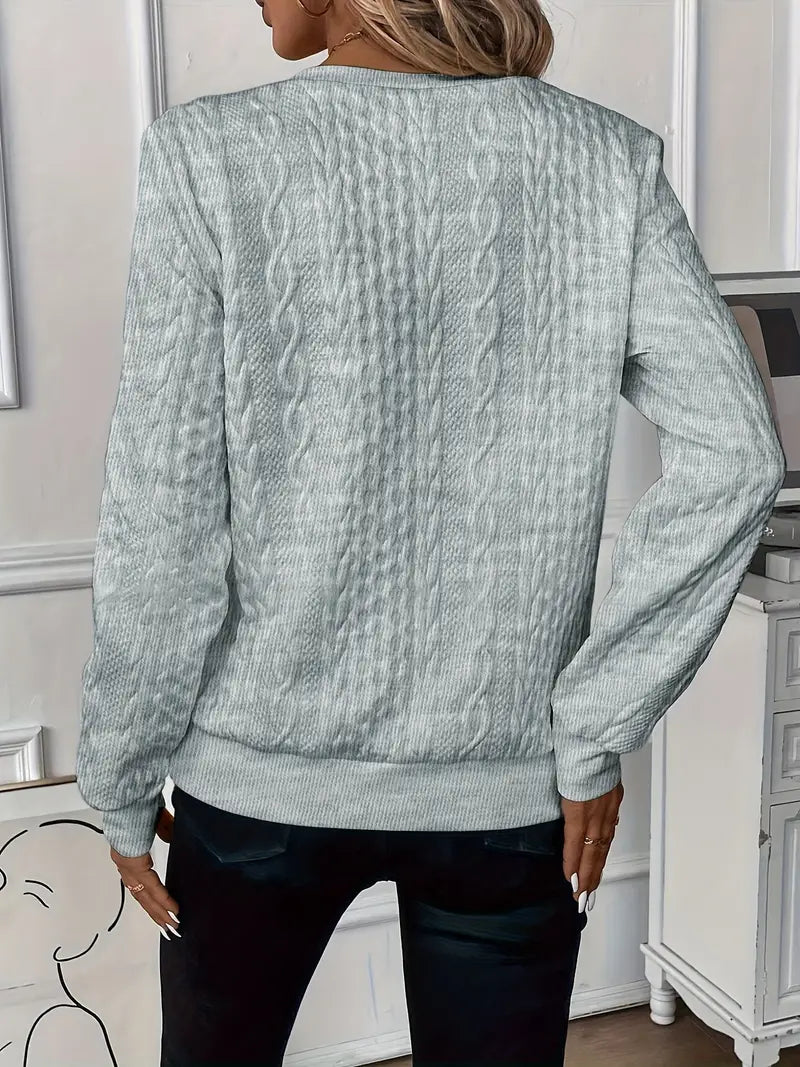 Chic Hannah Zip-Up Jumper