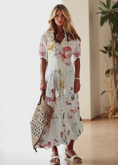 Beatrice | Boho Chic Maxi Dress