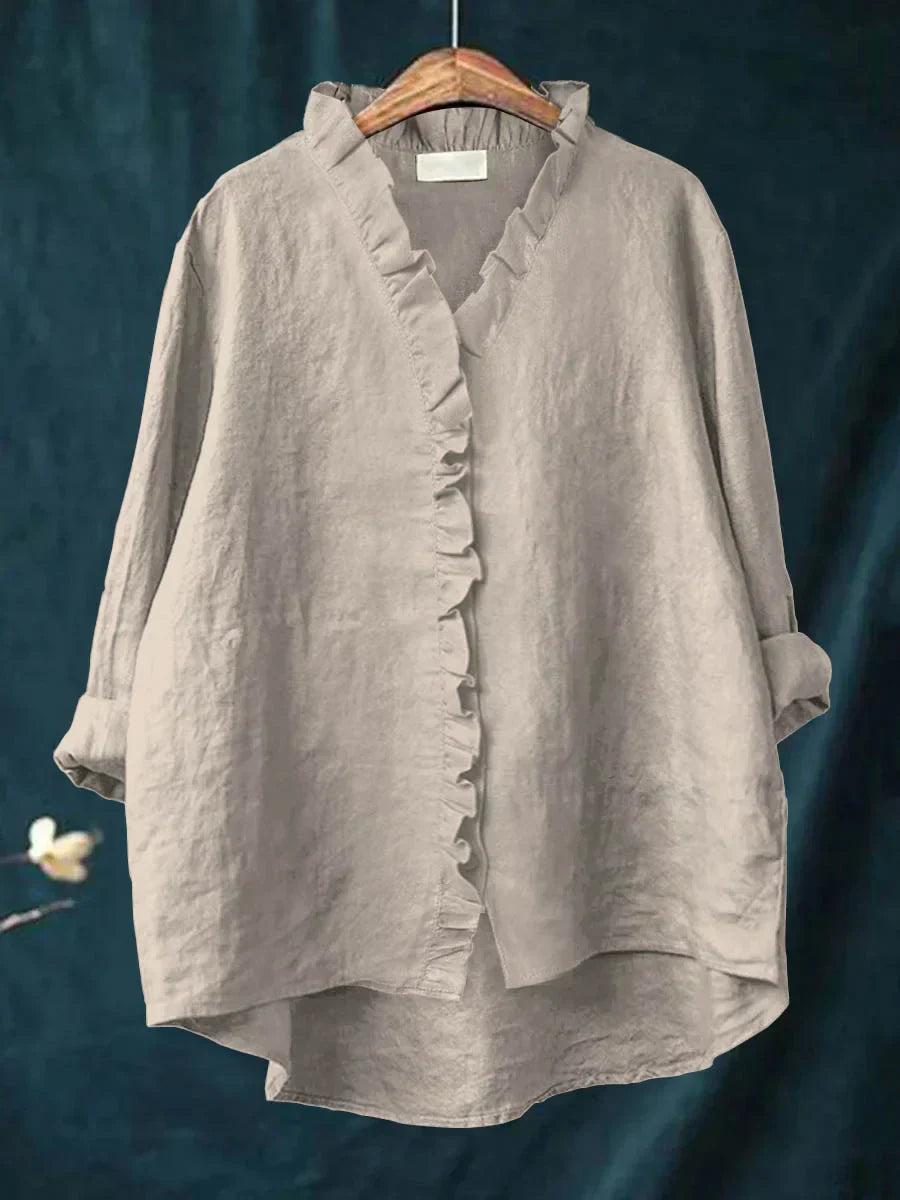 Isla Airy Button-Up Shirt