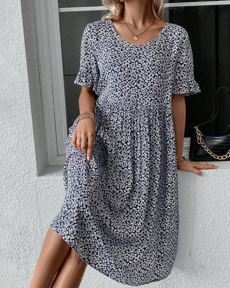 Chara | Graceful Floral Gown