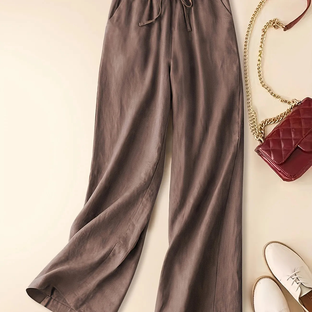 Tina - Easygoing Linen Trousers
