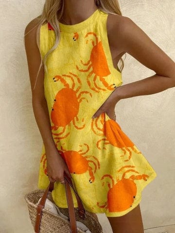 Adalee™ Casual Linen Mini Dress