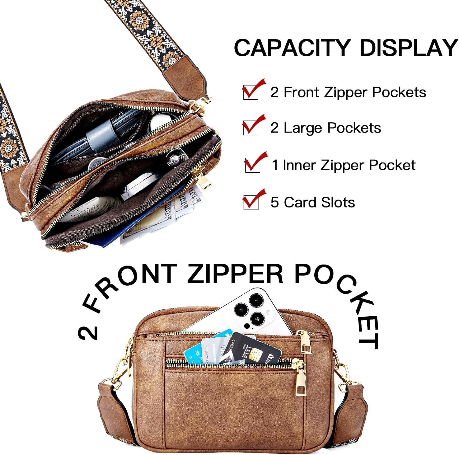 Claire - Crossbody bag made of vegan leather