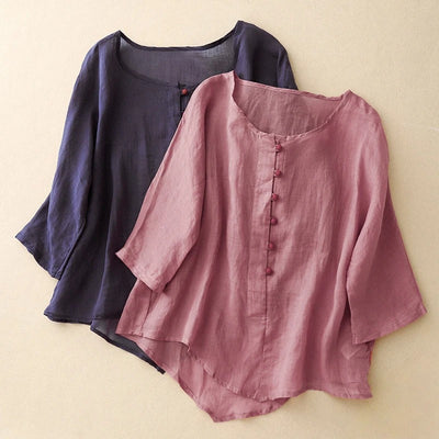 Valeria Linen Top