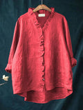 Isla Airy Button-Up Shirt