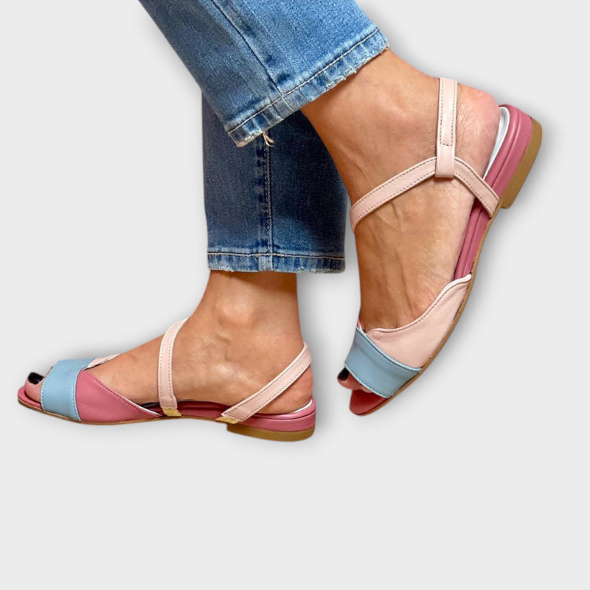 Roselina – Colour Play on Block Heels