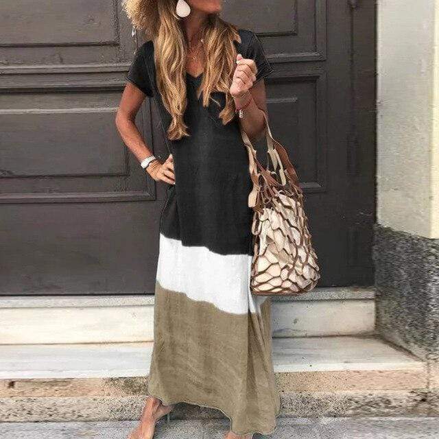 Lysiane | Bohemian Chic Maxi Dress