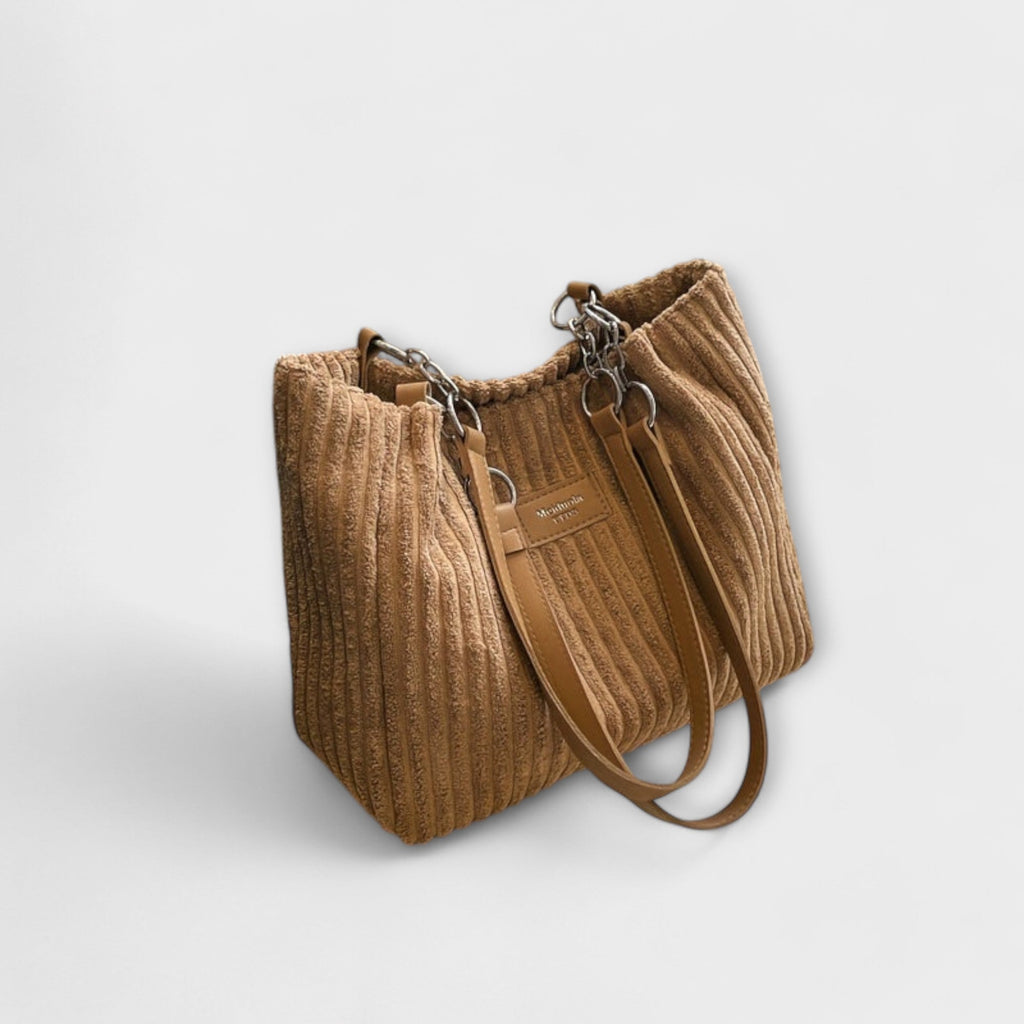 Claire - Soft Cord Shoulder Bag
