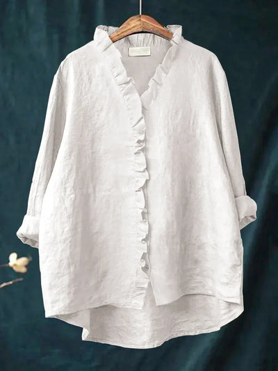 Isla Airy Button-Up Shirt