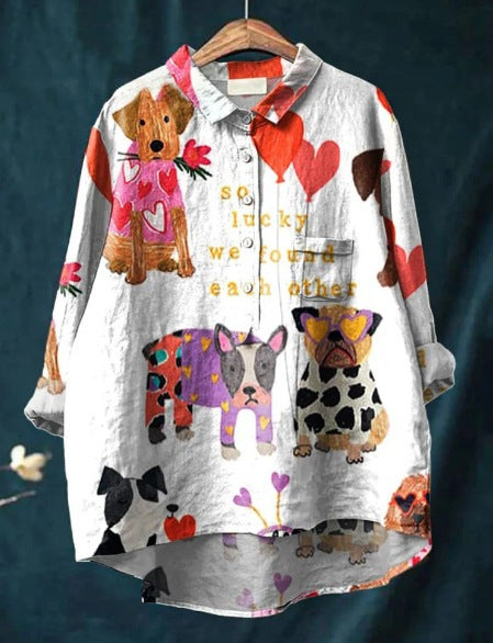 Chloe Canine Art Tee