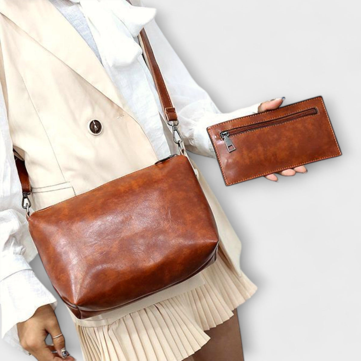 Claire - 4-piece vintage bag set