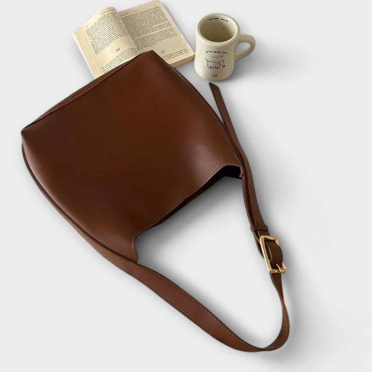 Claire – Elegant Leather Shoulder Bag