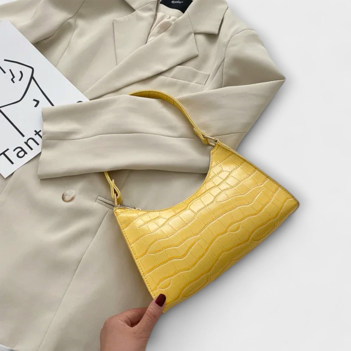 Claire - Shiny Leather Bag