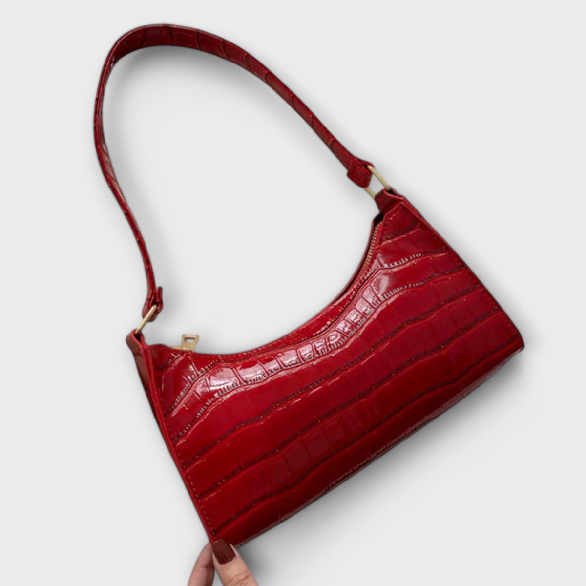 Claire - Shiny Leather Bag
