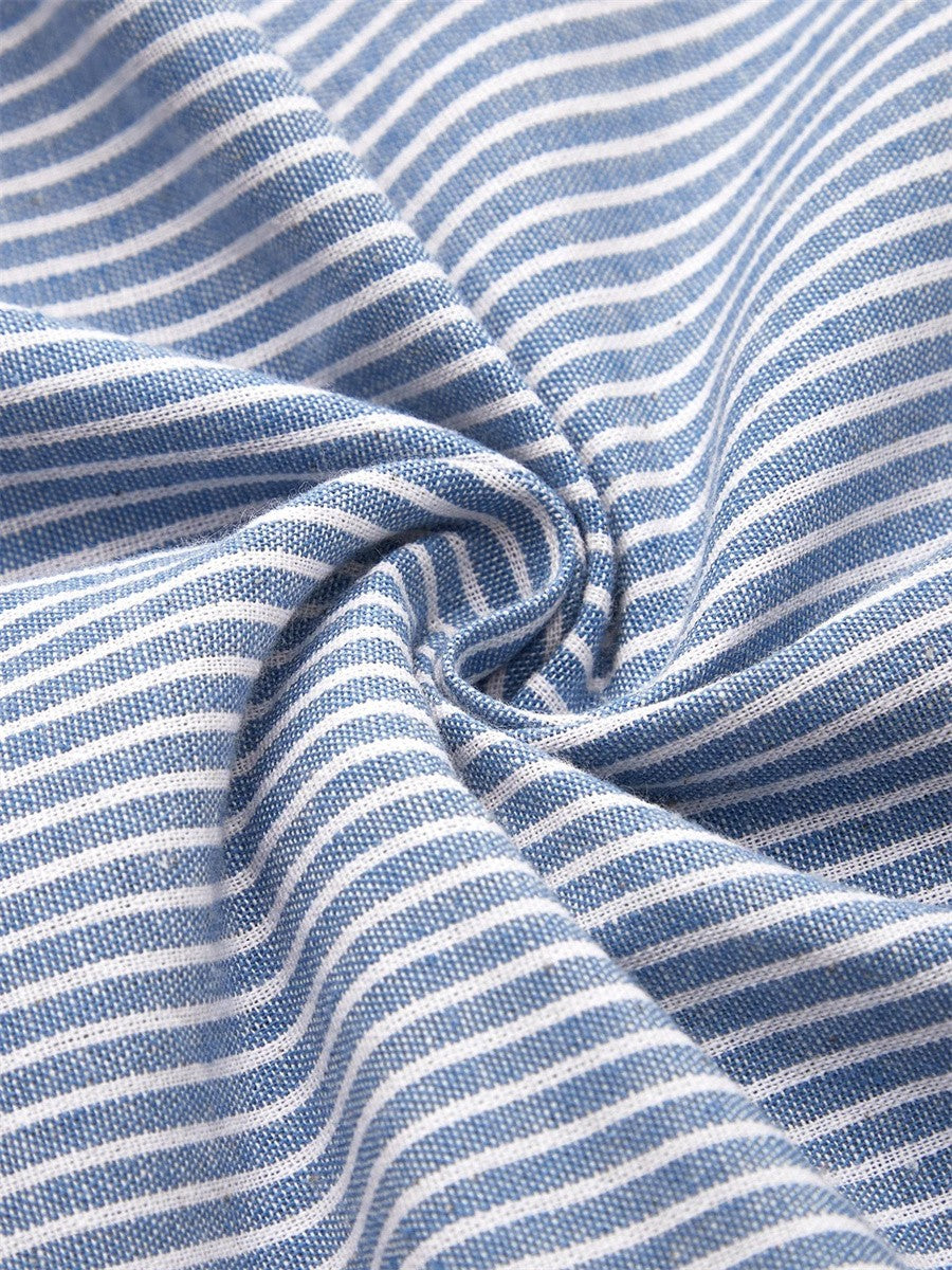 "Lenna | Striped Cotton Midi Dress" can be rewritten as "Lenna | Cotton Midi Dress with Stripes".