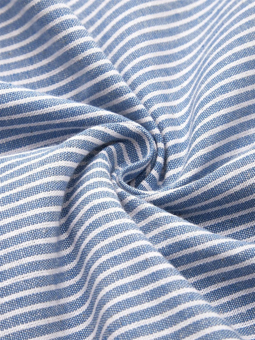 "Lenna | Striped Cotton Midi Dress" can be rewritten as "Lenna | Cotton Midi Dress with Stripes".
