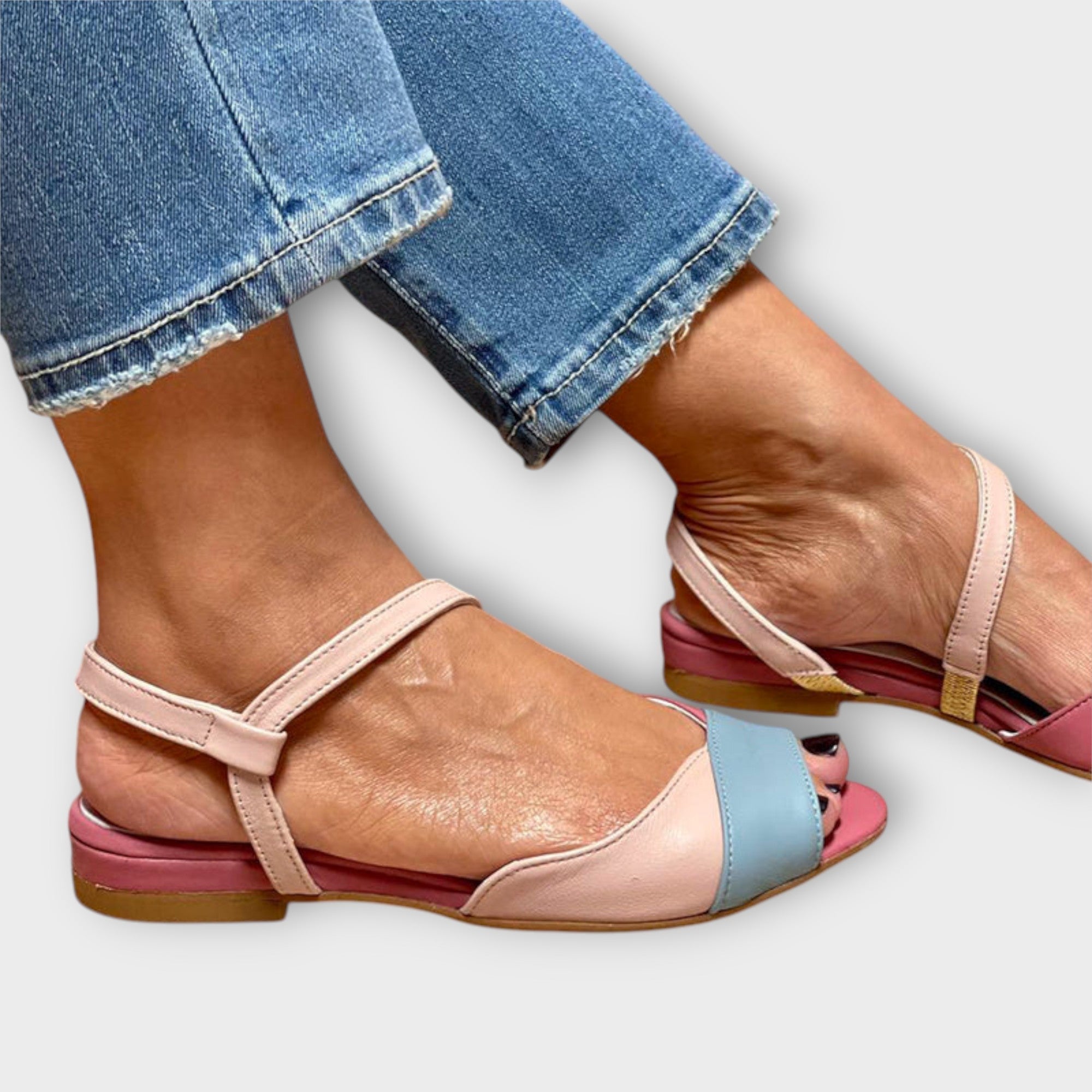 Roselina – Colour Play on Block Heels