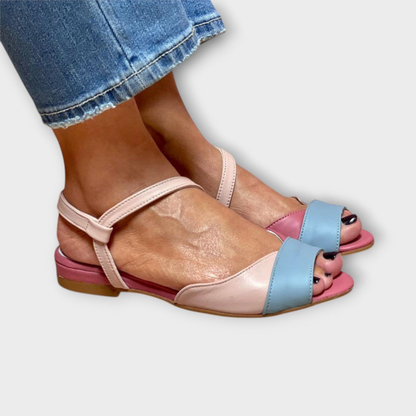 Roselina – Colour Play on Block Heels