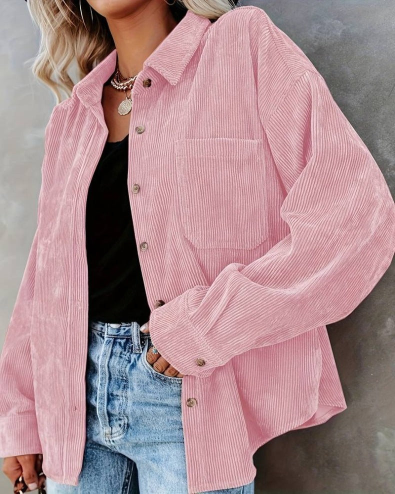 Classic Bella Velvet Shirt in Vintage Style