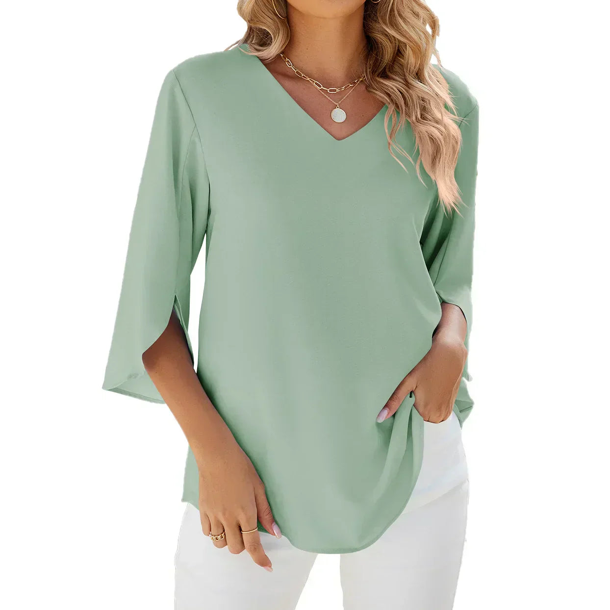 V-Neck Vicky Blouse