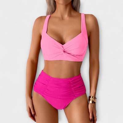 Zoe - Ruffled Bandeau Swimsuit