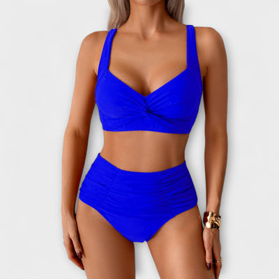 Zoe - Ruffled Bandeau Swimsuit