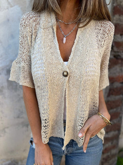 Ivonie Chic Textured Blouse