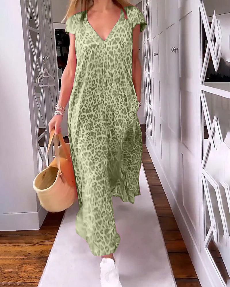 Jianna | Elegant Long Printed Dress